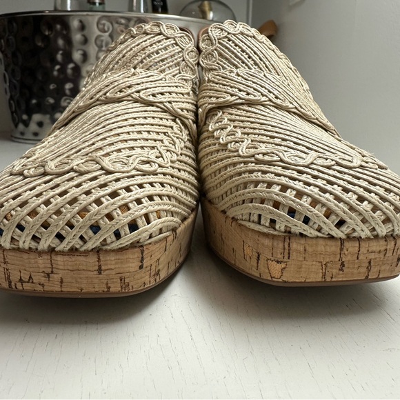 Aersoles Santina Platform Pump, Raffia and Cork, Brand New Without Tags Size 9.5 - Picture 5 of 10